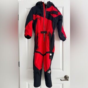 Obermeyer Kids Snowsuit Red and Black size 6